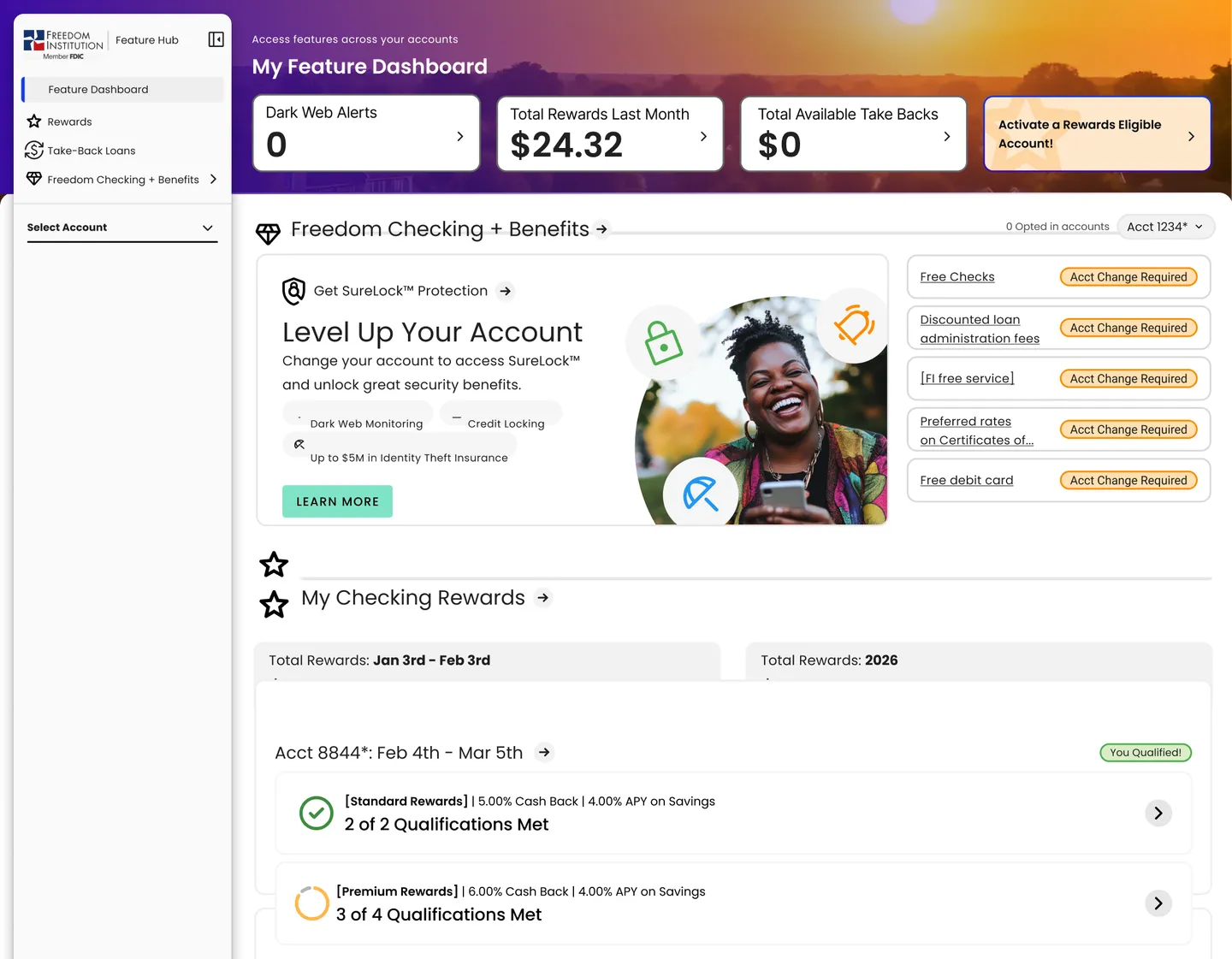 Dashboard Screenshot