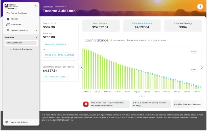 Take-Back Loans Dashboard